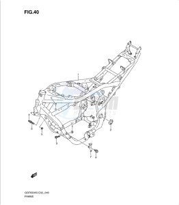 GSF650/S drawing FRAME