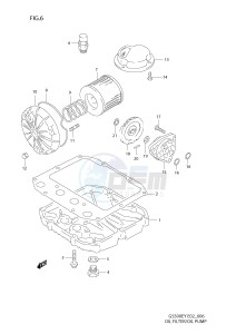 GS500E (E2) drawing OIL FILTER - OIL PUMP