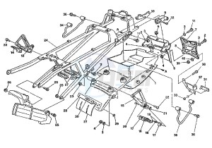 MITO EV 6 MARCE 125 drawing REAR FRAME