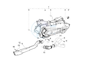 Liberty 4T RST 50 drawing Clutch cover