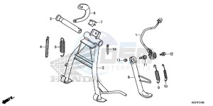 AFS110CSFF CB1000R 2ED - (2ED) drawing STAND