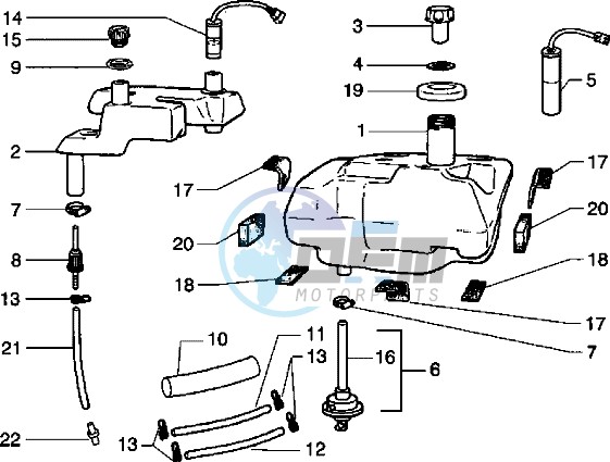 Fuel tank - Oil tank