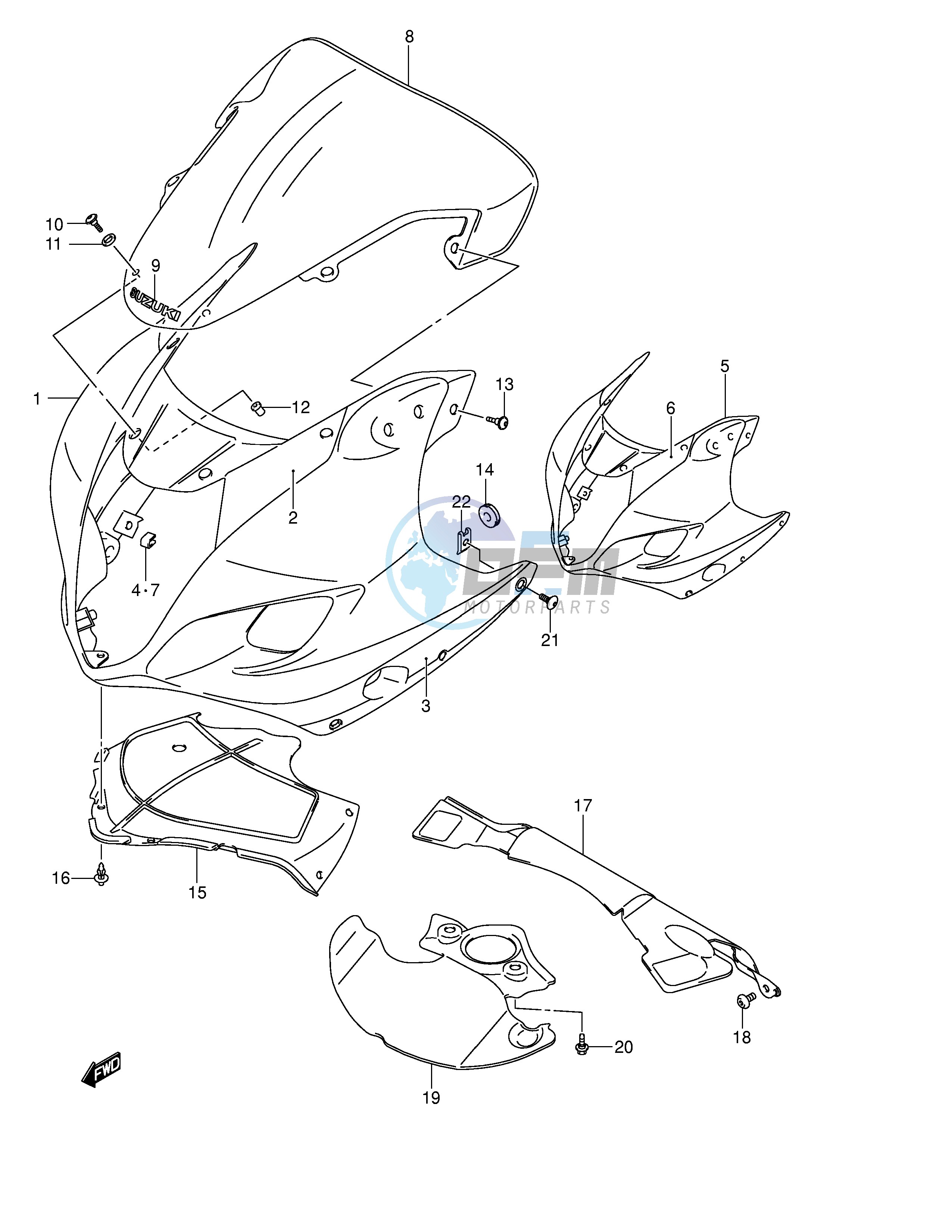 COWLING BODY (MODEL K3)