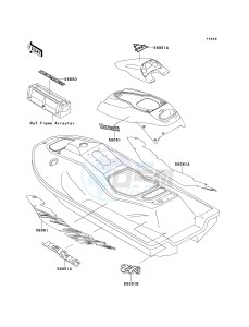 JH 750 C [750 ZXI] (C1-C3) [750 ZXI] drawing DECALS-- JH750-C1- -