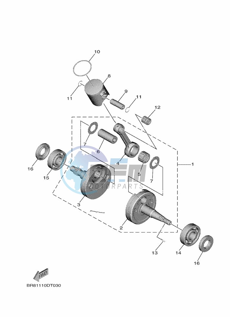 CRANKSHAFT & PISTON