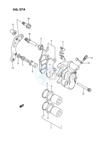 RM250 (E3) drawing FRONT CALIPER (MODEL S)