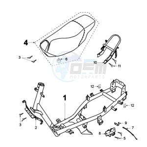 FIGHT NA BE drawing FRAME AND SADDLE