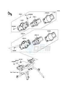 VERSYS KLE650B8F GB XX (EU ME A(FRICA) drawing Meter(s)