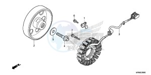 CB1000RE CB1000R E drawing GENERATOR