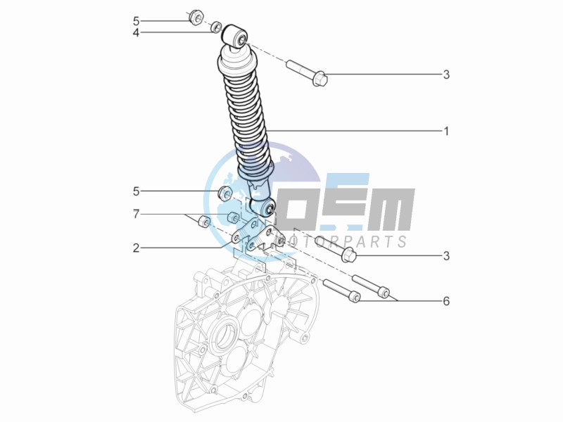 Rear suspension - Shock absorbers