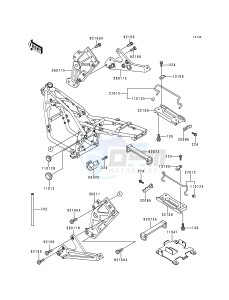 ZR 550 B [ZEPHYR] (B1-B4) [ZEPHYR] drawing BATTERY CASE