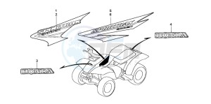 TRX300EX SPORTRAX drawing MARK (TRX300EX'03,'04)