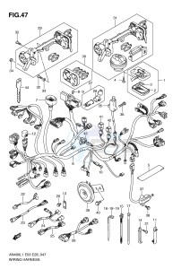 AN400 (E03) Burgman drawing WIRING HARNESS (AN400AL1 E33)