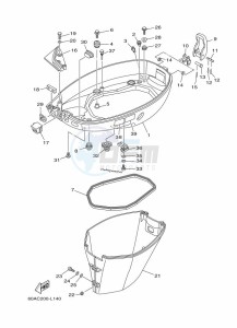 F50DETL drawing BOTTOM-COWLING