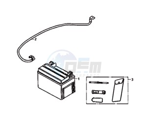 SYMPHONY SR 50 (L8) NL drawing BATTERY / TOOLKIT