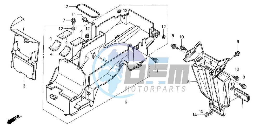 REAR FENDER (CB1300/F/F1/ S)