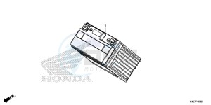 NSS125ADF Forza 125 - NSS125AD UK - (E) drawing BATTERY