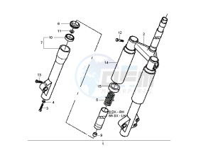 Liberty RST 200 drawing Front Fork