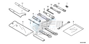 NC750XDG SH125AS UK - (E) drawing TOOLS