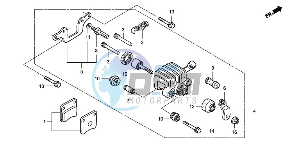 PARKING BRAKE CALIPER