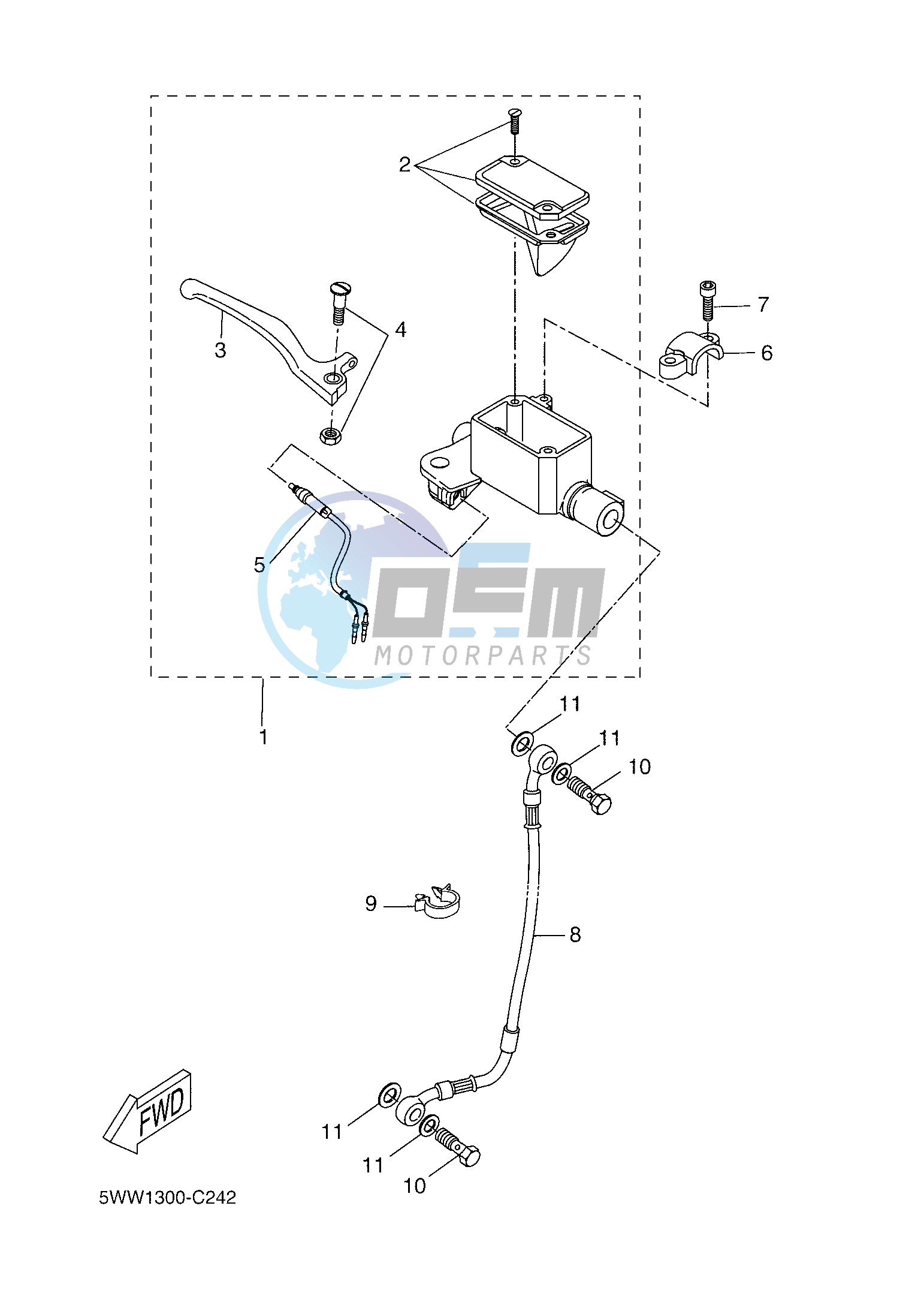 FRONT MASTER CYLINDER