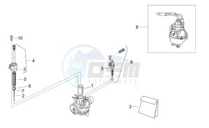 RS 50 Tuono drawing Carburettor I