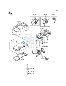 EX 250 F [NINJA 250R] (F10-F14) [NINJA 250R] drawing METER-- S- -