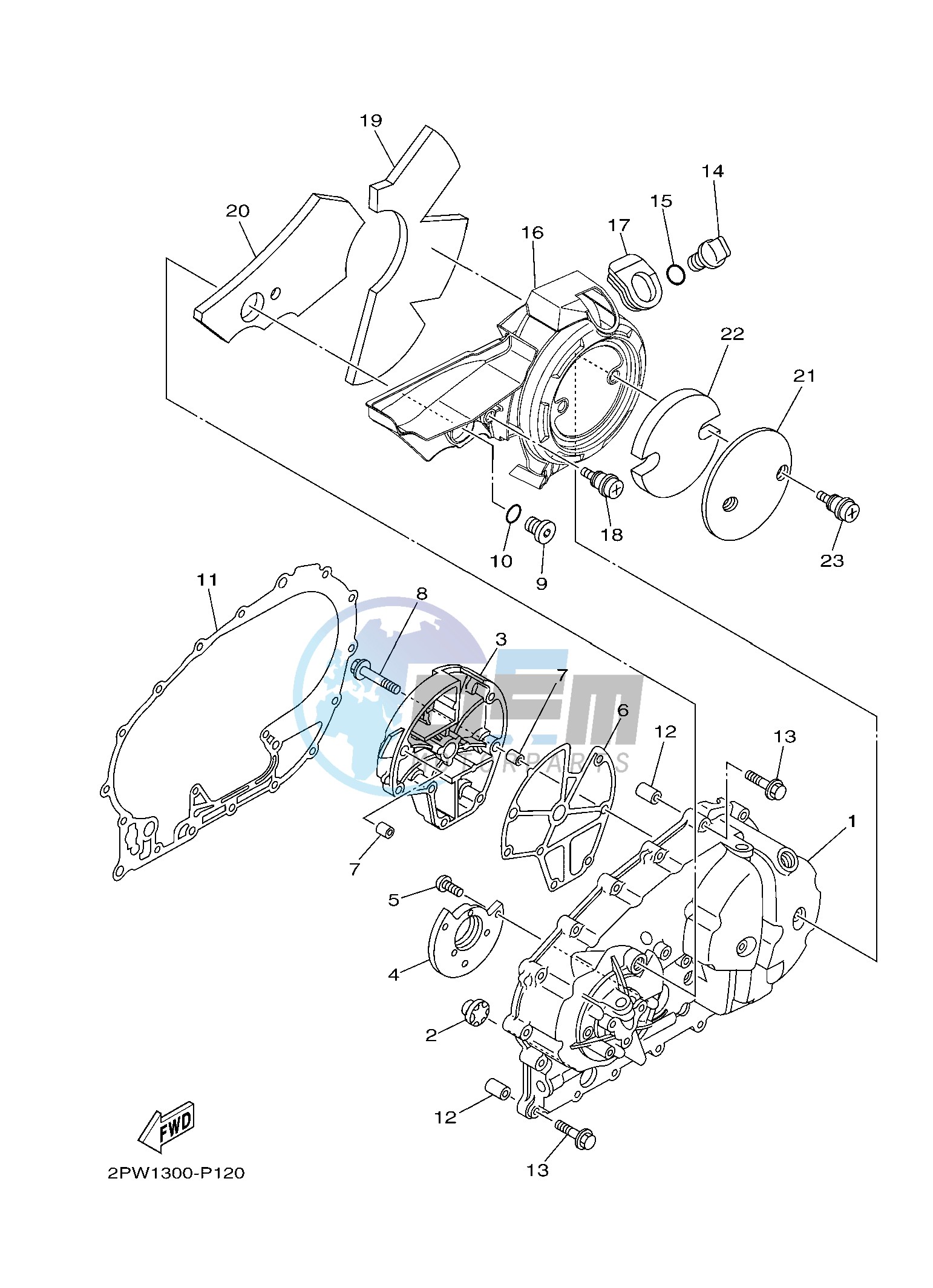 CRANKCASE COVER 1