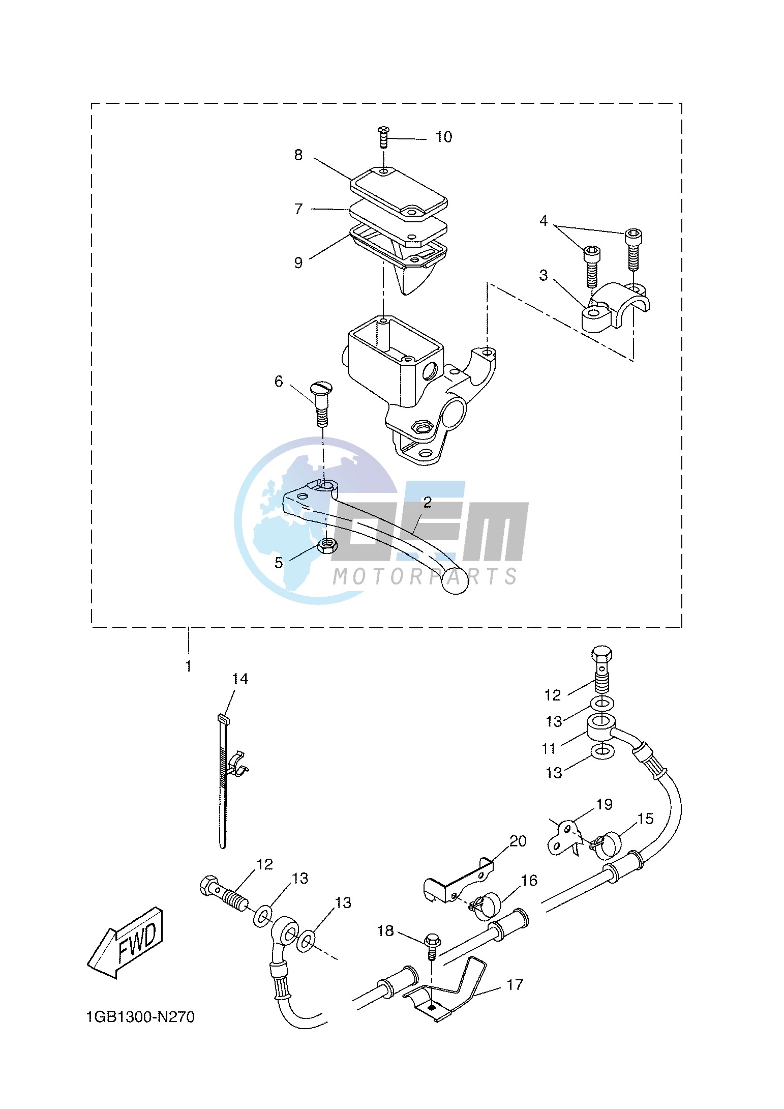 REAR MASTER CYLINDER