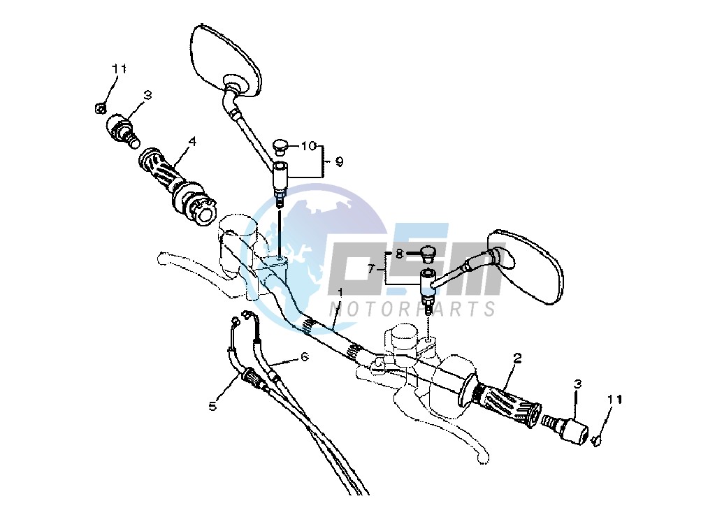 STEERING HANDLE- CABLE