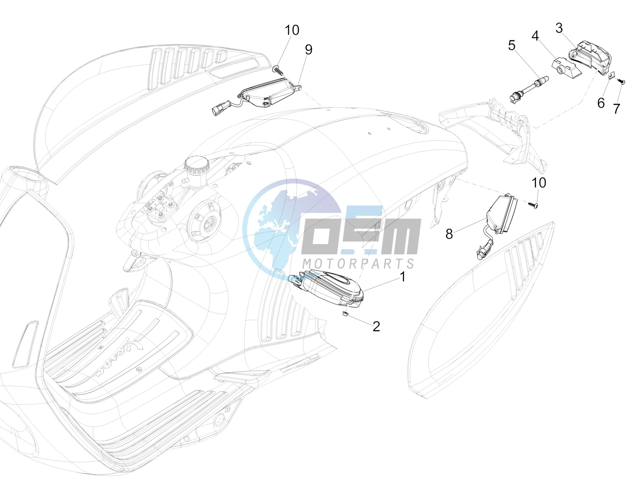 Rear headlamps - Turn signal lamps