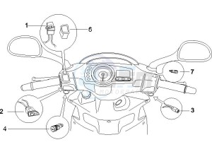 Runner 50 SP (UK) UK drawing Selectors - Switches - Buttons