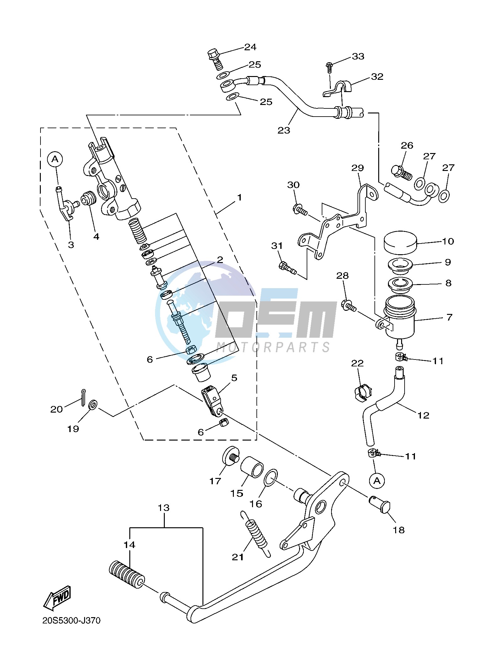 REAR MASTER CYLINDER