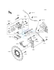 VERSYS 650 ABS KLE650FGF XX (EU ME A(FRICA) drawing Rear Brake