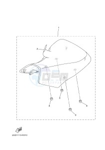 YFM700FWAD YFM70GPAH (2UDE) drawing SEAT