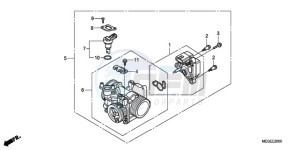 VT750C9 Korea - (KO / MK) drawing THROTTLE BODY