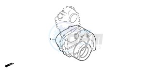 XL600V TRANSALP drawing GASKET KIT B