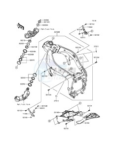 NINJA_ZX-6R_ABS ZX636FFF FR GB XX (EU ME A(FRICA) drawing Frame