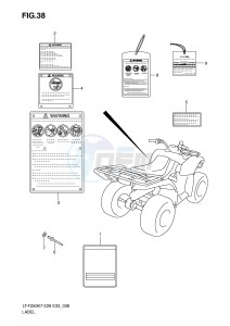 LT-F250 (E28-E33) drawing LABEL