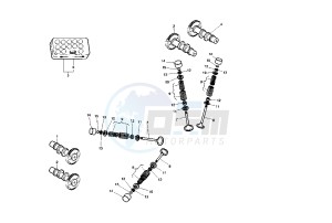 RAPTOR IE 650 drawing CAMSHAFT-VALVE