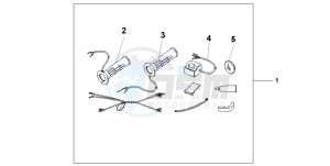 CBR600FS drawing GRIP HEATER SS/ON-OF