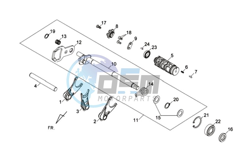 GEAR AXLE