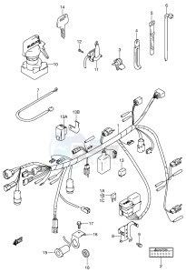 LT-F500F (E3-E28) drawing WIRING HARNESS