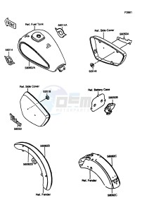 VN 1500 A [VULCAN 1500] (A10-A13) [VULCAN 1500] drawing DECALS-- EBONY_GRAY- --- VN1500-A13- -