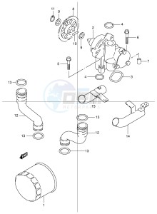 GSF600 (E2) Bandit drawing OIL PUMP