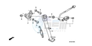 CB600F3A Europe Direct - (ED / ST 25K) drawing STAND