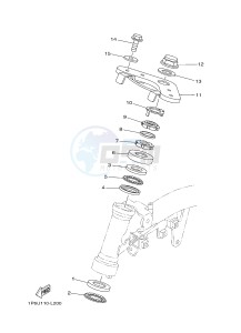 TT-R50 TT-R50E (2CJB 2CJC) drawing STEERING