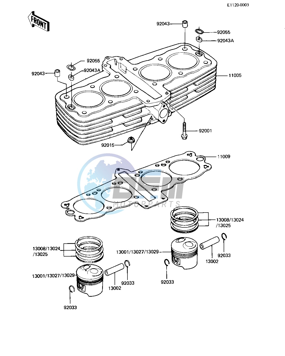 CYLINDER_PISTONS -- 82-83 C3_C4- -