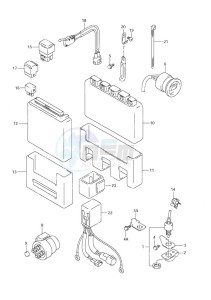 DF 60 drawing Engine Control Unit