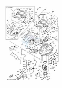 YZF320-A YZF-R3 (B7PH) drawing FUEL TANK